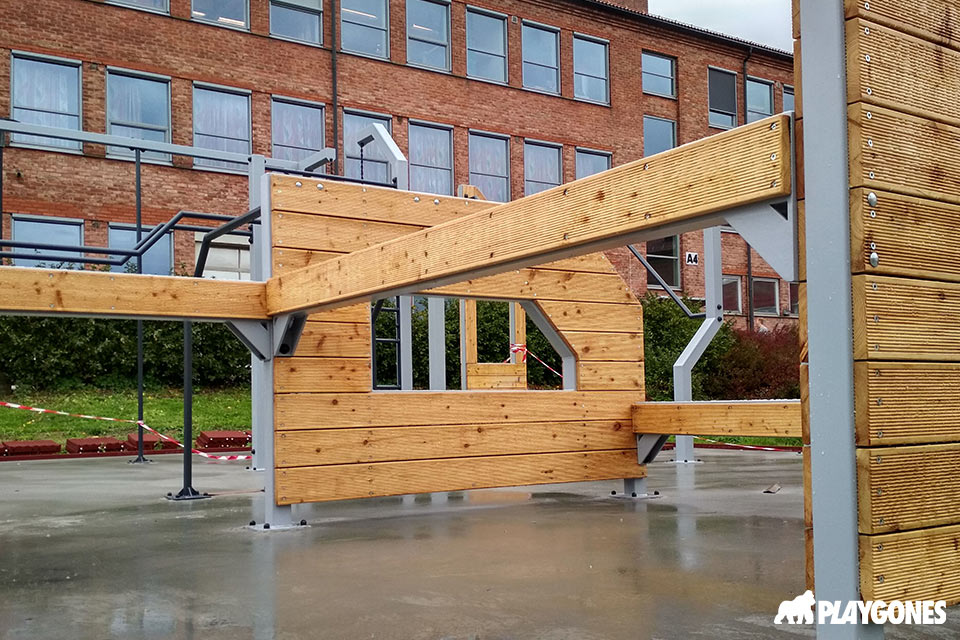 equipement-parkour-freestyle Structure spécialisée pour la création d'aire pour l'entrainement au free running