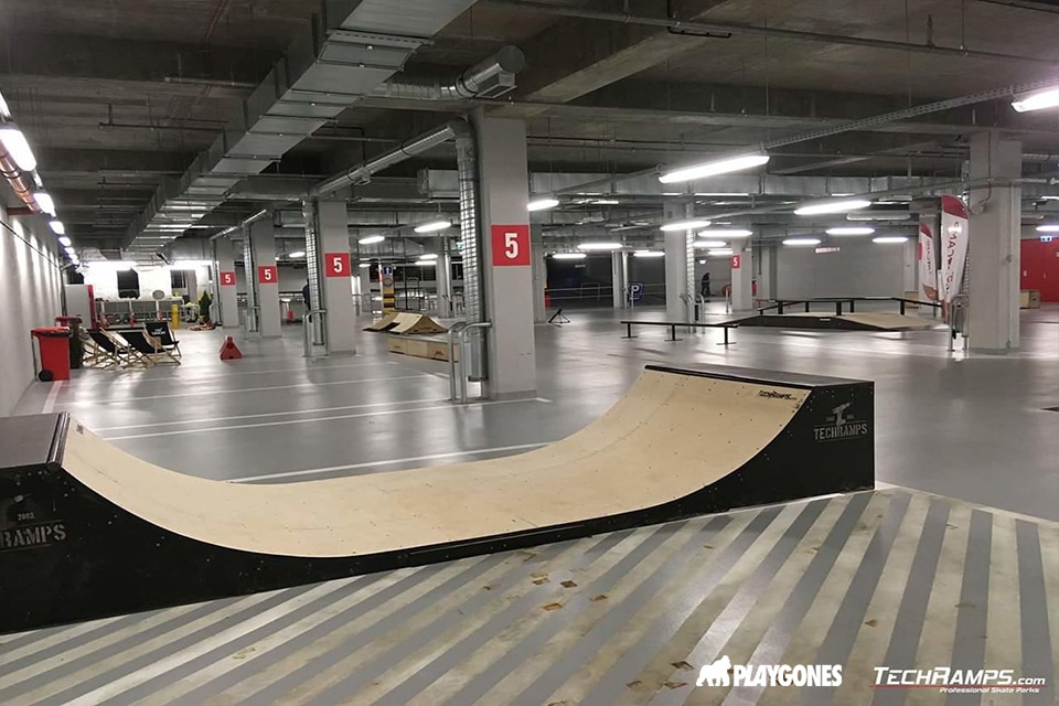 rampe-parking-skatepark un parking réhabilité en skatepark