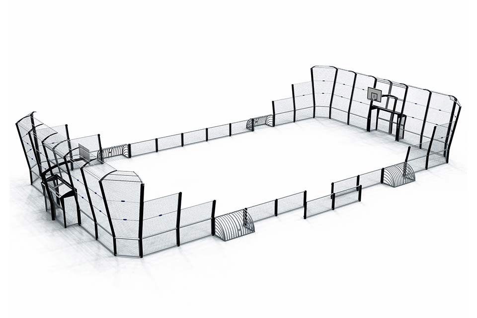 Omnistadium-standardG-13x25 Maquette d'un Omnistadium standard G
