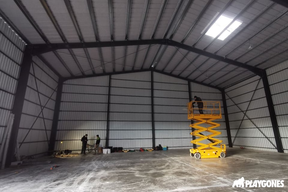 depot-playgones-isere Finition du nouvelle entrepôt