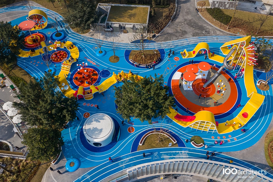 100architects-new-top-view la plus belle aire de jeux de chine