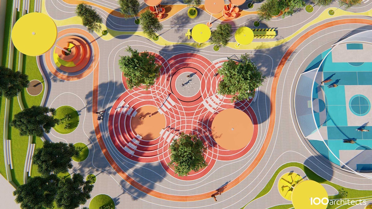 Projection-design-actif-Doodle-park-6