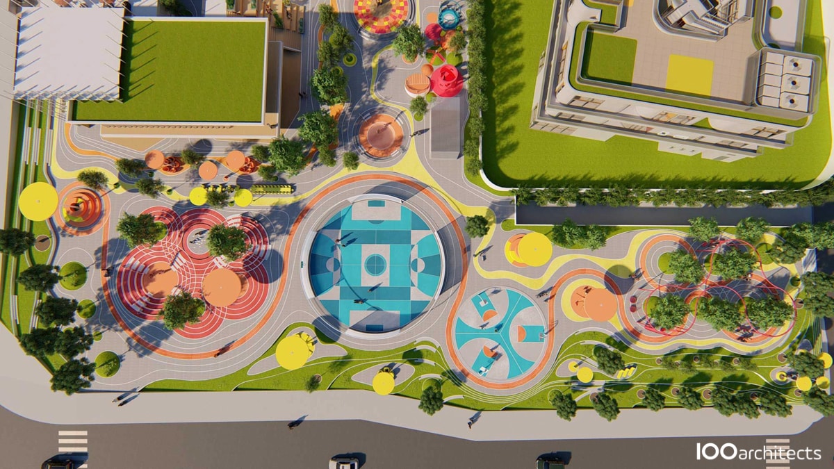 Projection-design-actif-Doodle-park-9