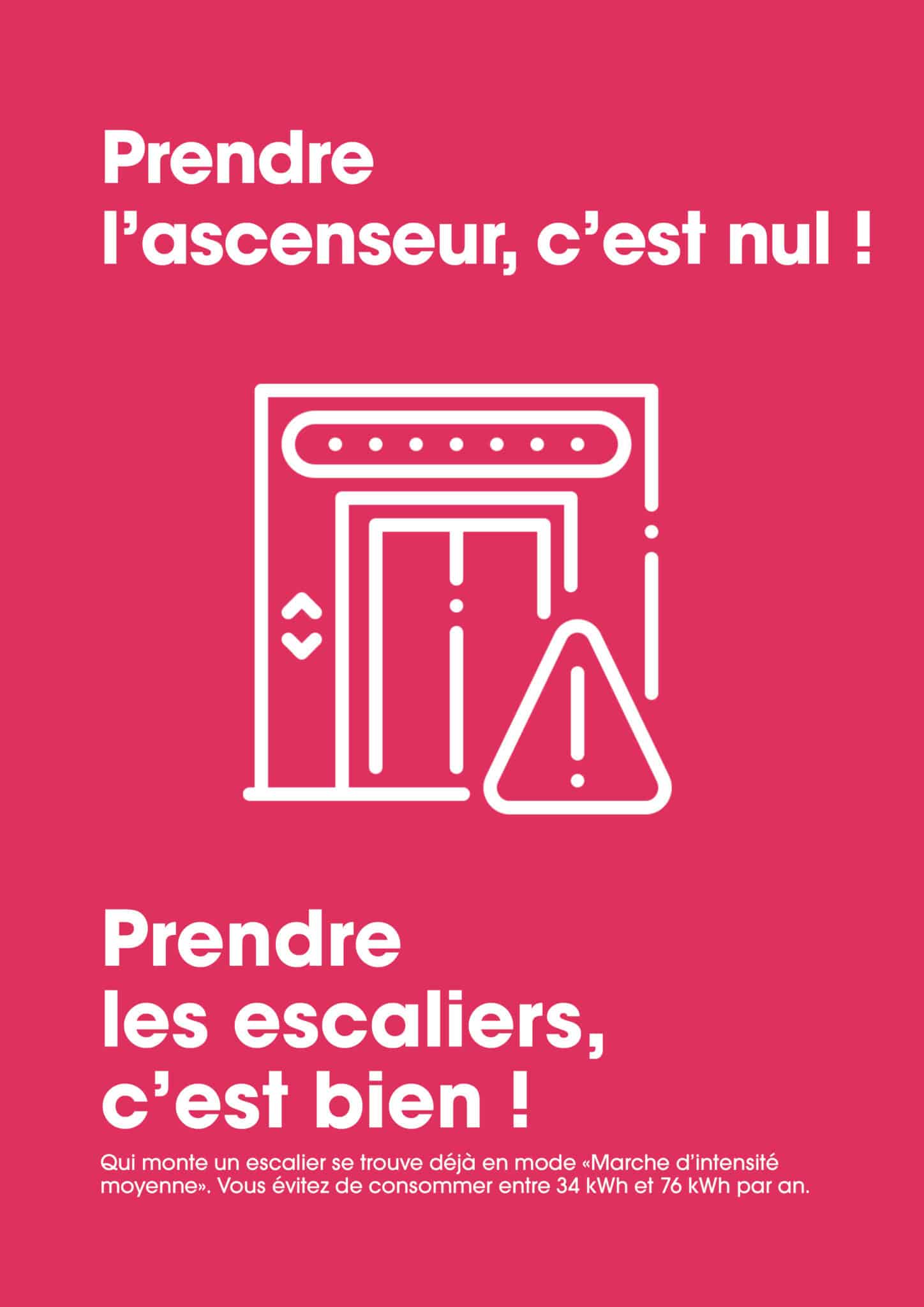 escalier-design-actif-poster-ascenseur