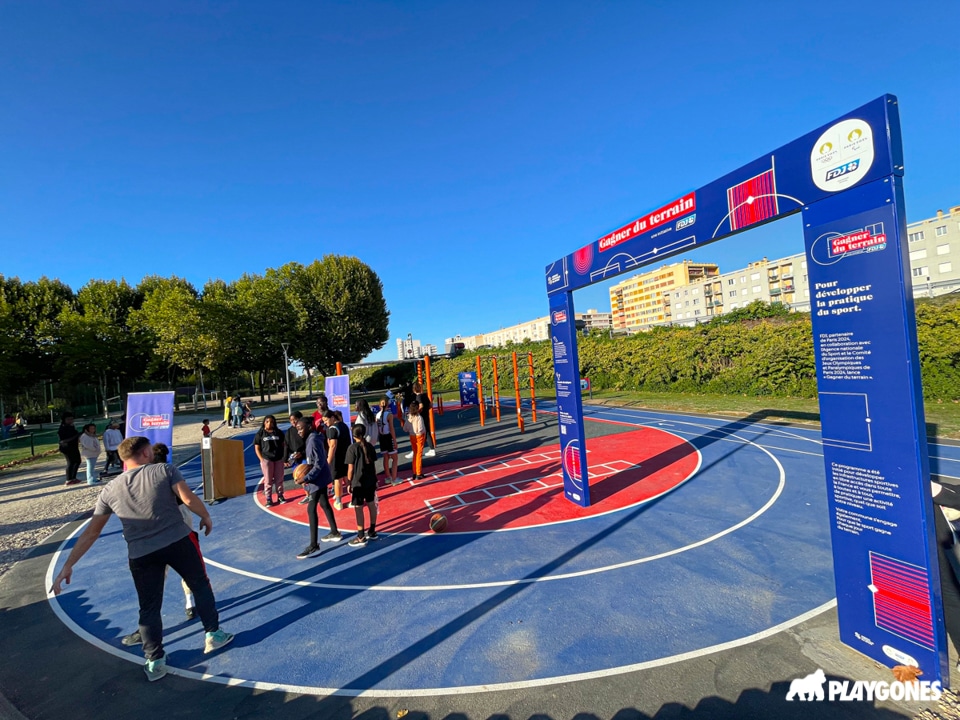 gagner du terrain-Montargis-1 zone d'échauffement gagnons du terrain a montargis par la fdj