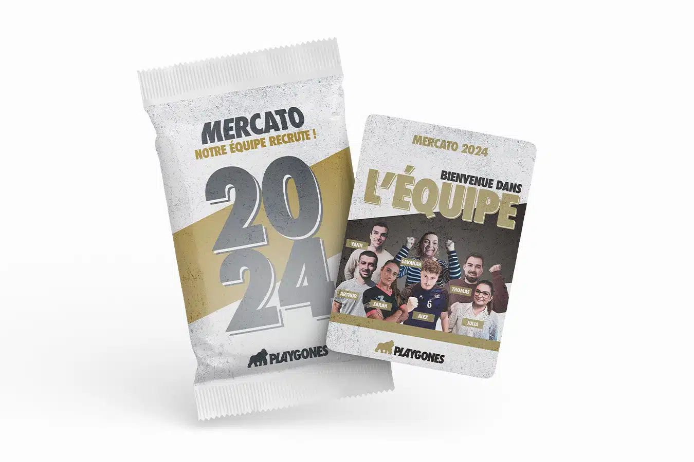 Campagne de recrutement pochette Campagne de recrutement atypique pochette de carte à jouer