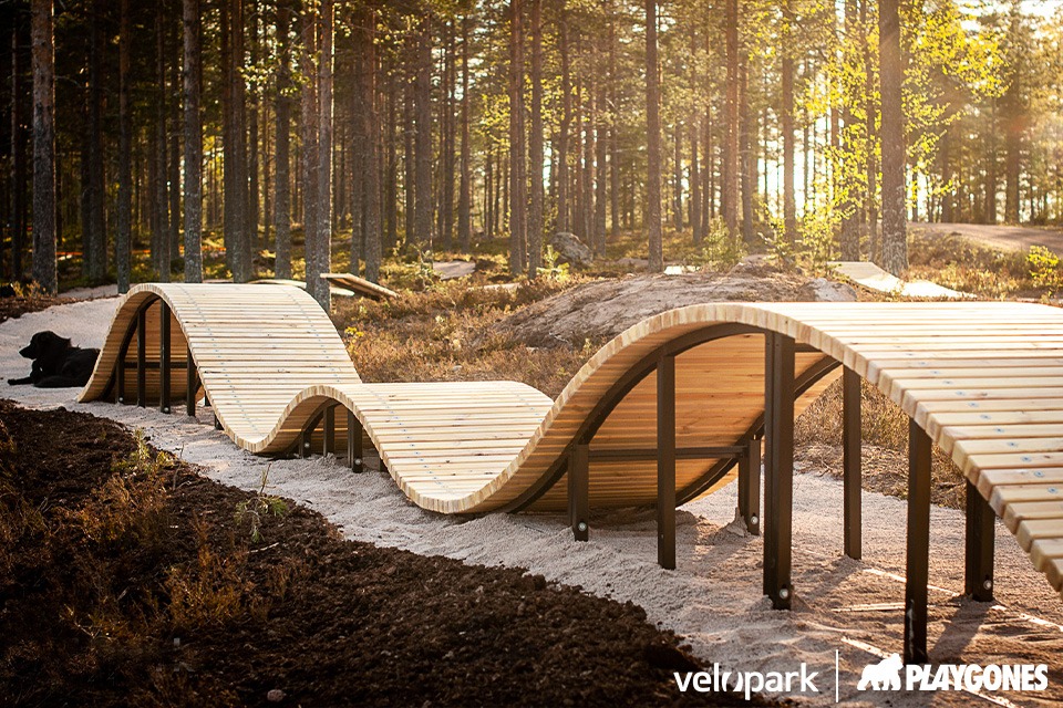 parcours-velo-foret-altitude Des modules de vélo pour un parcours en forêt en altitude